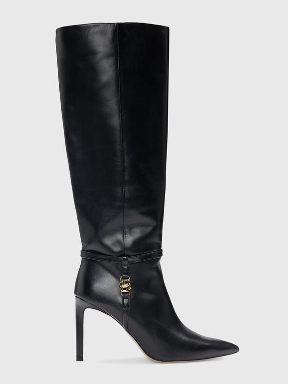 Leather heeled boots - 1