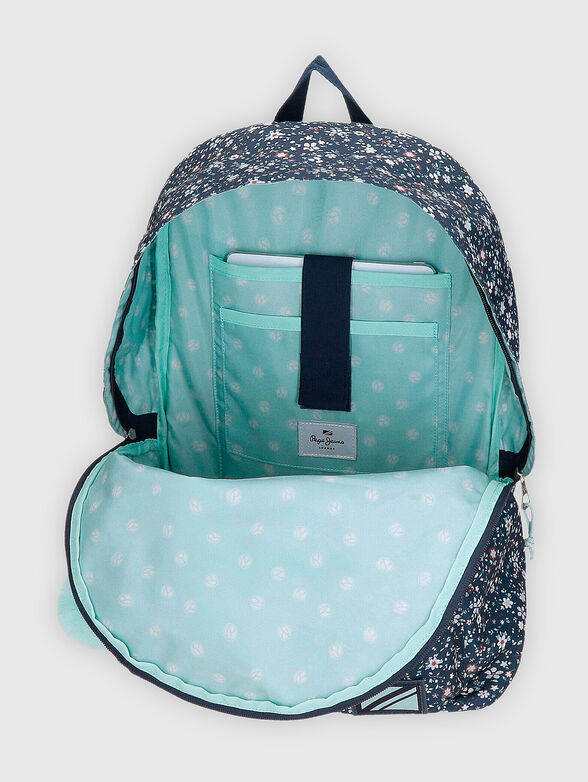 ALENKA backpack with floral print - 5