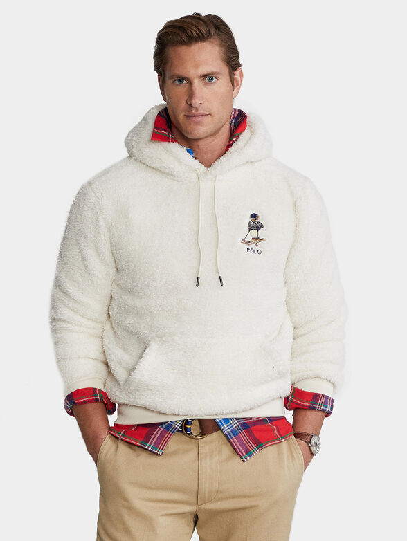 Sweatshirt with Polo Bear embroidery and soft fabric - 1