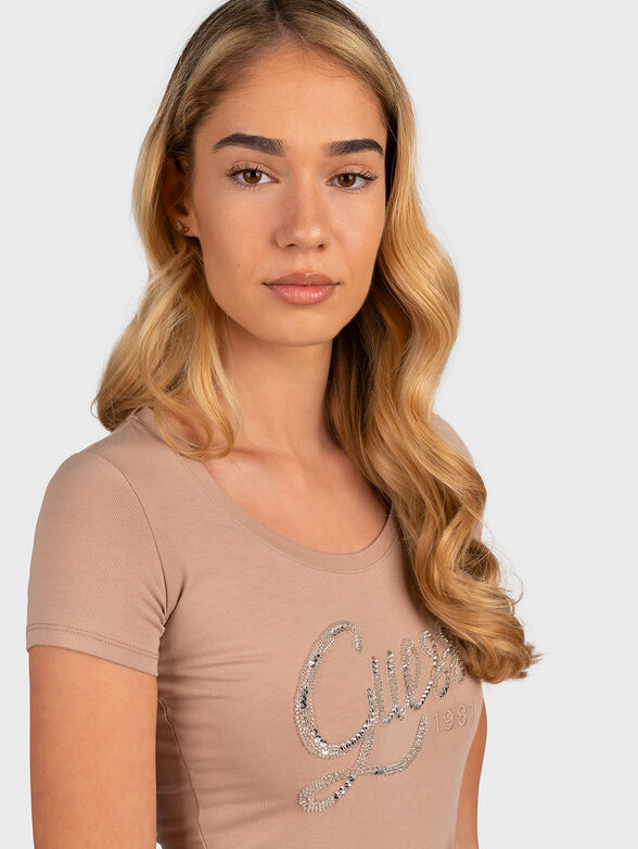 BRYANNA T-shirt with sparkling details - 4