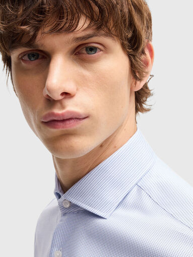 Micro print cotton shirt - 5