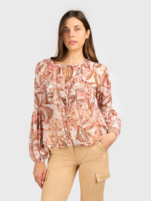 LAILA blouse with floral print