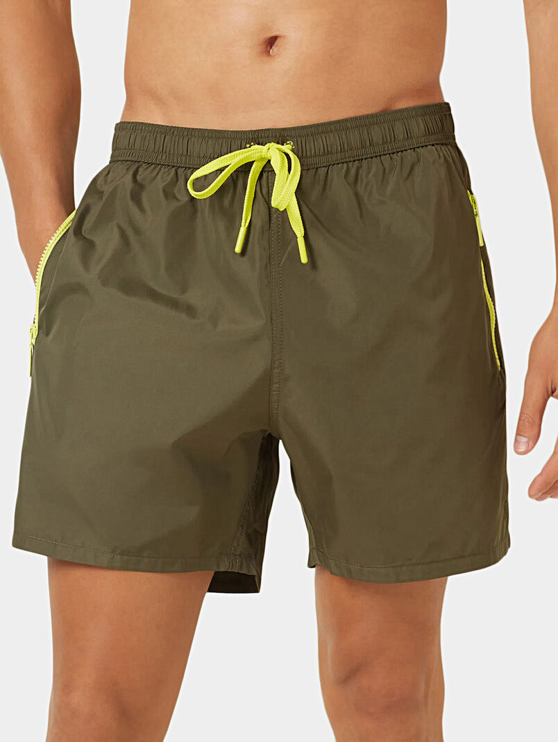 PASSEPARTOUT beach shorts with contrasting ties - 3