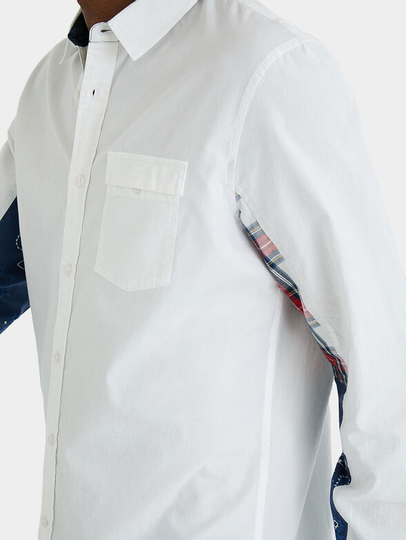 DANI White cotton shirt - 4