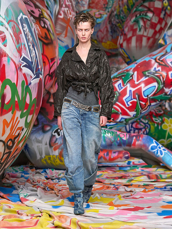 L-OYS leather jacket - 1