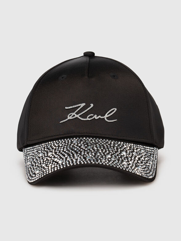 K/SIGNATURE hat with rhinestones - 1