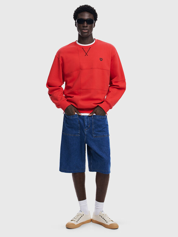 OKLAHOMA sweatshirt in red colour - 2