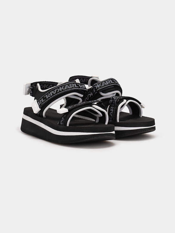 VELOCITA WEDGE KC sandals with logo lettering - 2