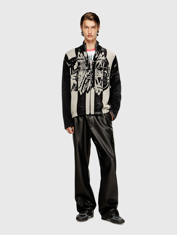 K-OLIBA-JKT cotton cardigan with zip and logo - 2