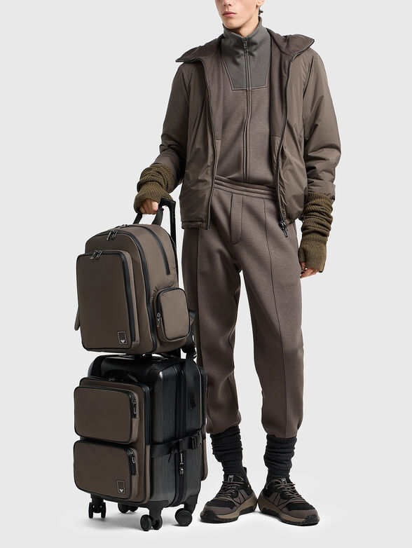 Slim trousers with elastic waist - 4