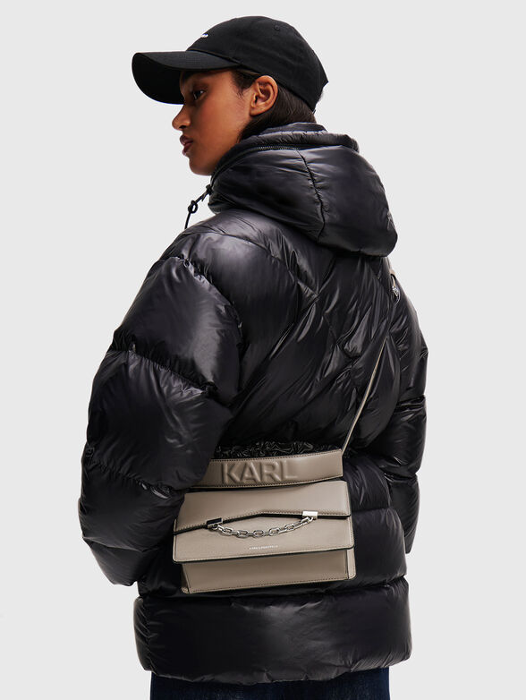 Small crossbody bag in brown colour - 2