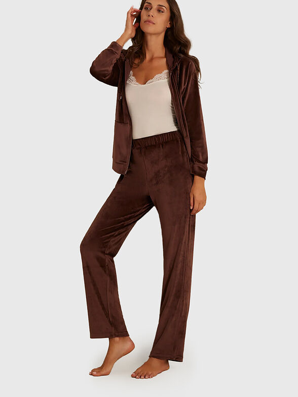 CHEENILLE black pants - 3