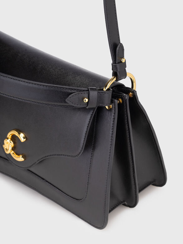 Leather bag with accent logo - 5