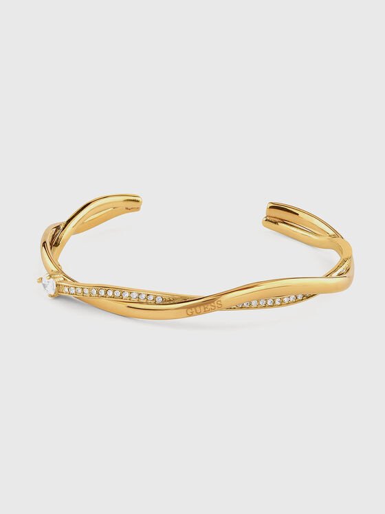 TWIST bangle with rhinestones - 1