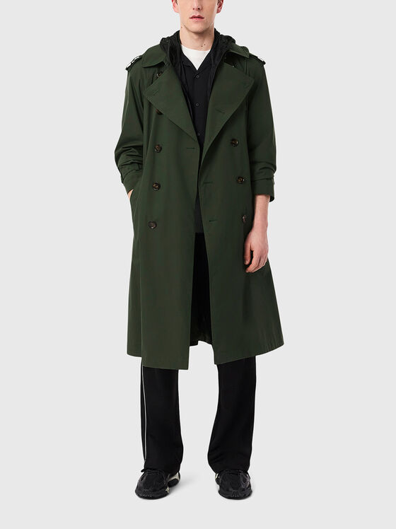 Тренч с копчета и лого бродерия - 1