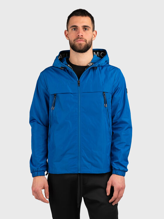 Windbreaker jacket with logo detail - 1