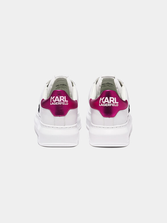 KAPRI Black sneakers with contrasting heel - 3