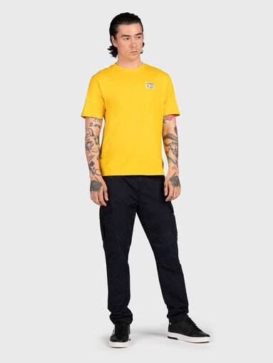 VINTAGE SURF blue T-shirt with print on the back - 5