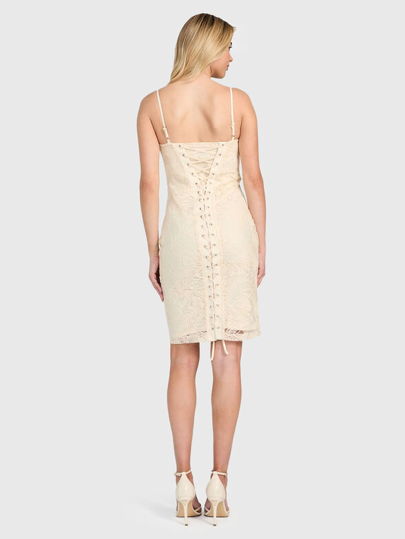 SERENE mini dress with laces - 2