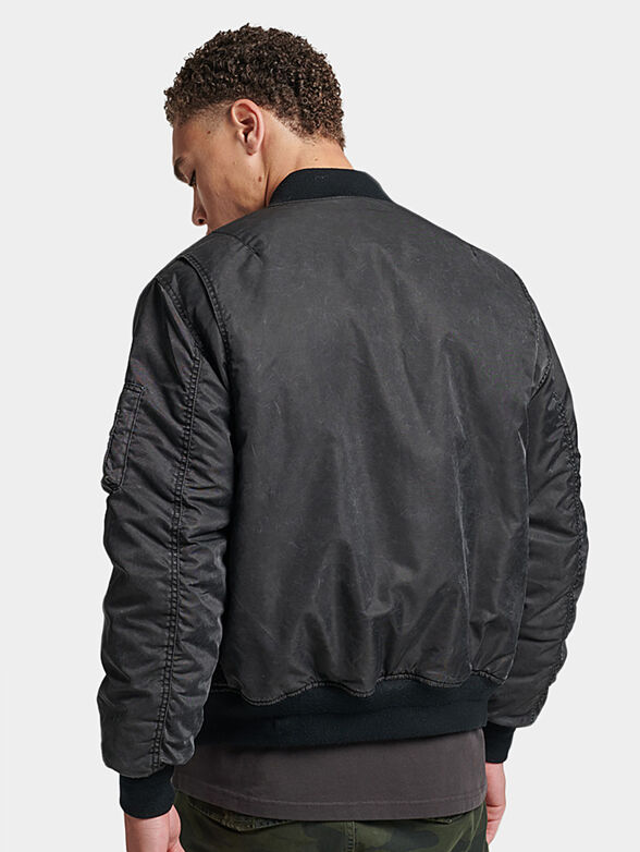 Black bomber jacket - 2