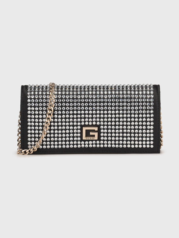 Clutch with rhinestone details - 1
