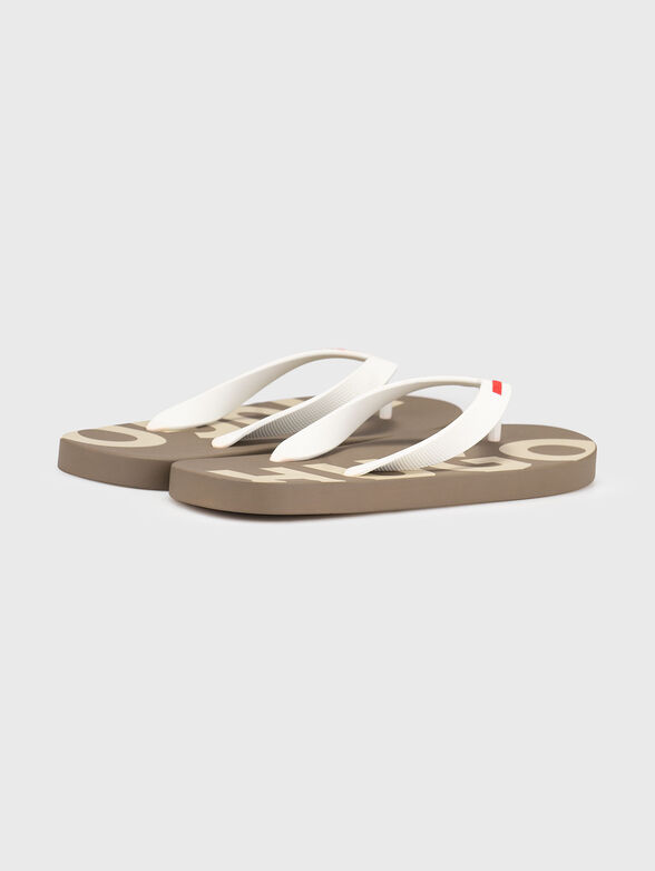 Beach slippers with logo - 3