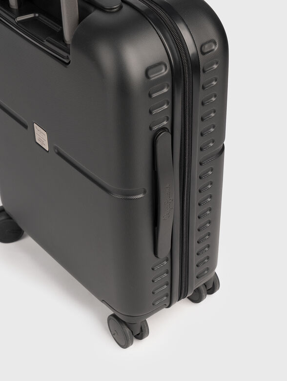 Black suitcase with logo  - 4