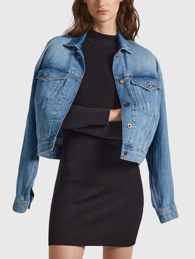 ESTELLA mini dress in wool blend - 4