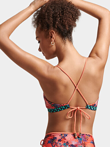 Bikini top with tropical accents - 3