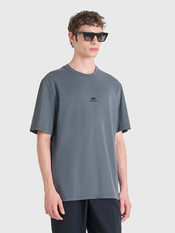 Cotton T-shirt with logo - 1