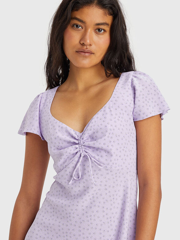 Floral print dress - 3