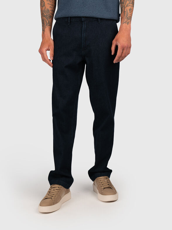 Linen blend jeans - 1