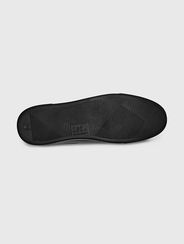 Leather shoes with logo detail - 3