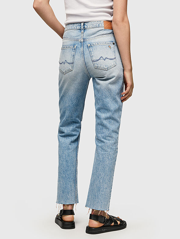 RAINBOW blue jeans with washed effect - 2