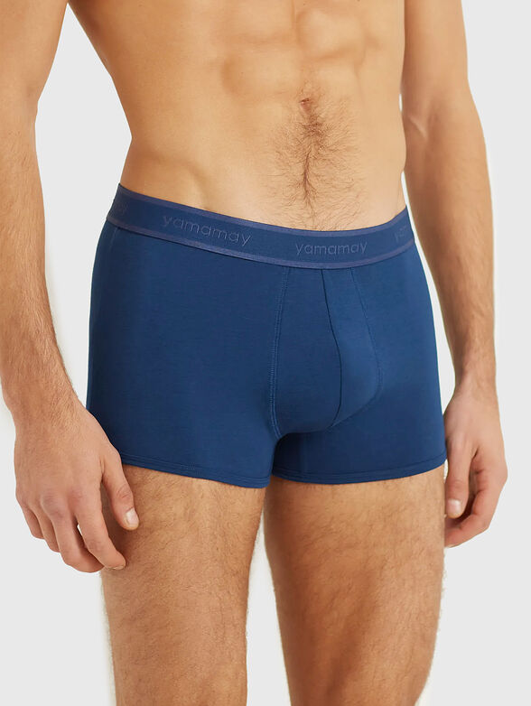 SUPERIOR COTON trunks in blue - 1