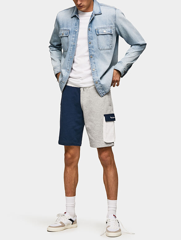 ABEL shorts with contrasting elements - 4