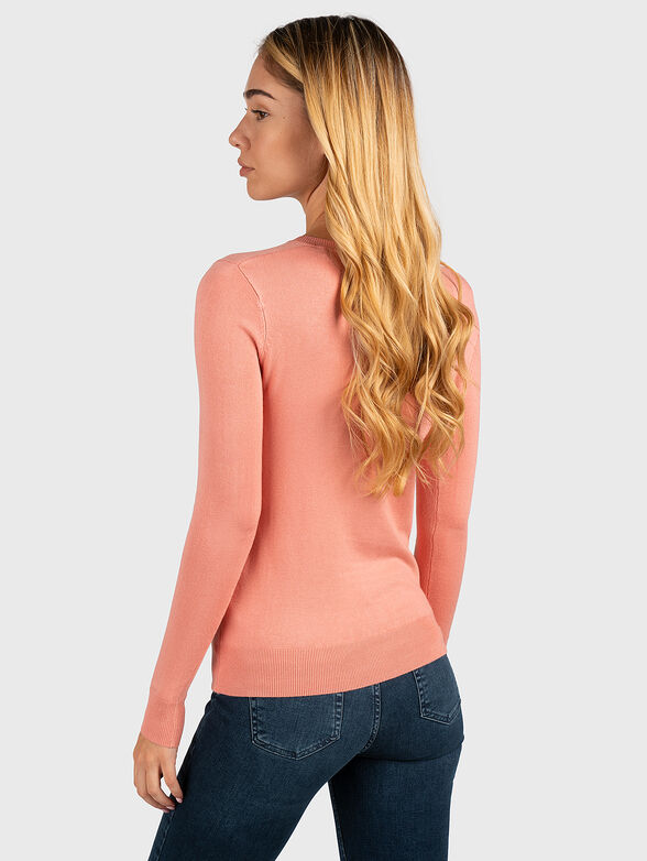 Black sweater with maxi logo - 3