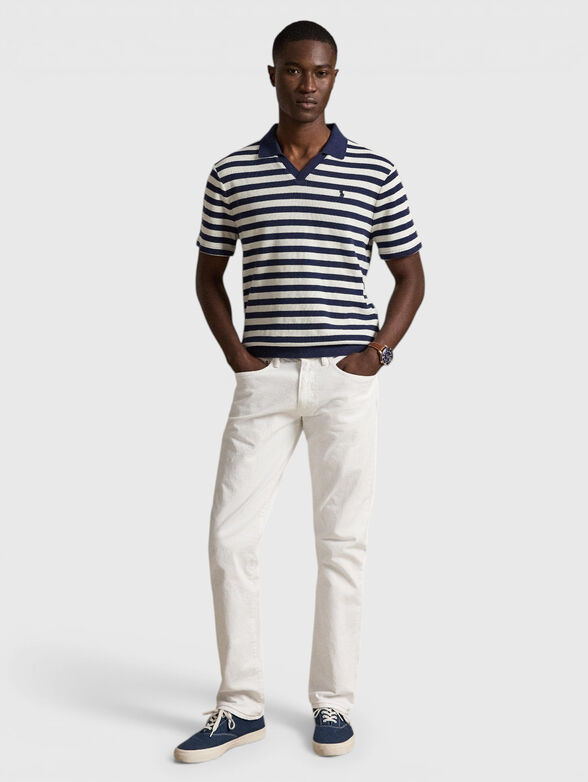 Striped cotton polo shirt - 2