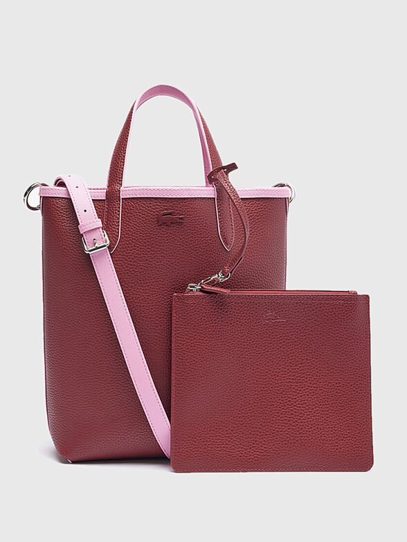 Two-faced bag with a carrier bag and mini logo - 2