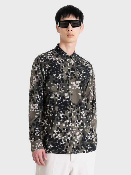 BARCELONA shirt of viscose and cotton