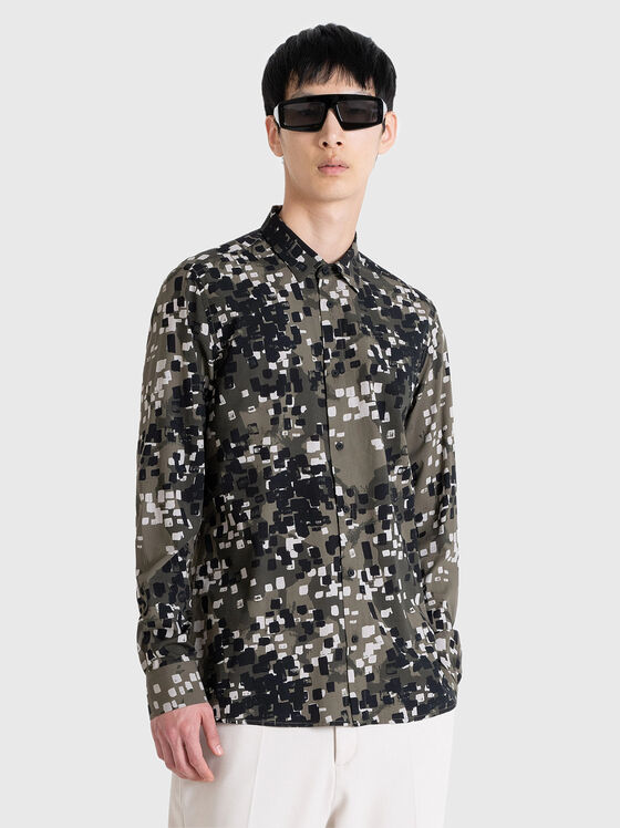 Риза BARCELONA от вискоза и памук - 1