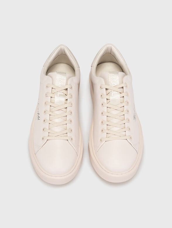 MAXI KUP leather sports shoes in black - 6