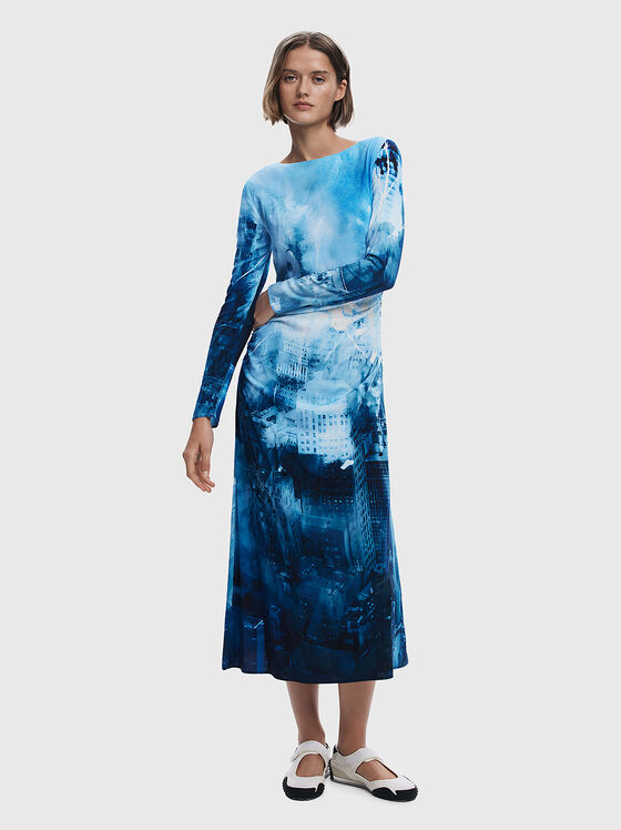 Dress with iridescent effect - 1