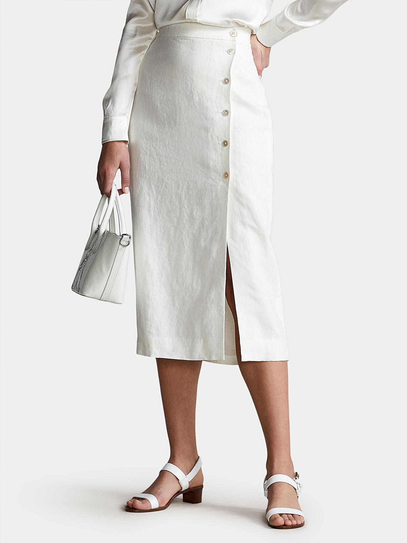 Ralph lauren linen skirt deals