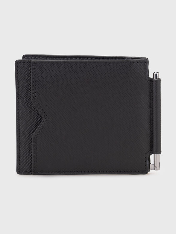 Leather cardholder with logo - 2