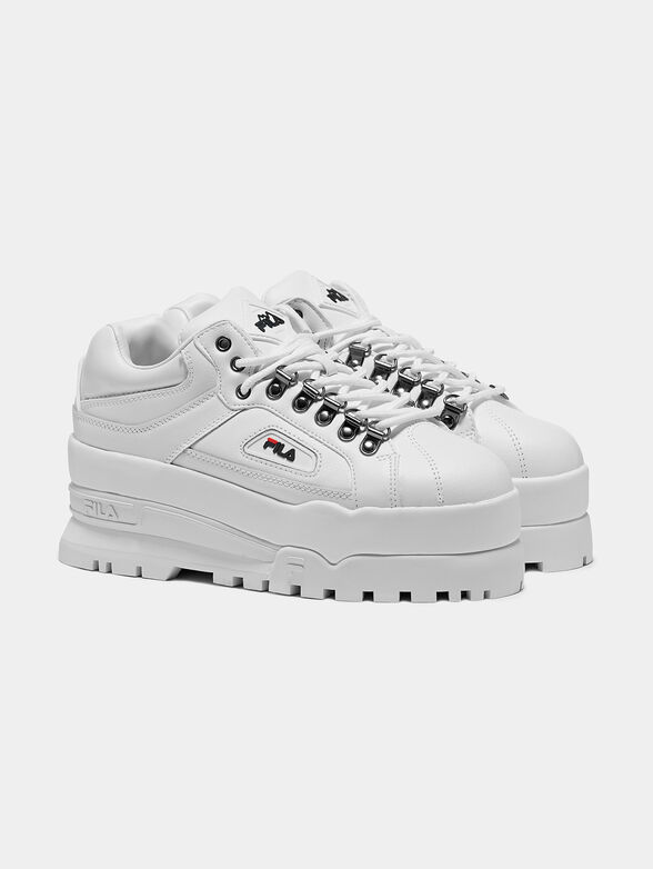 TRAILBLAZER Wedge platform sneakers in black color - 2