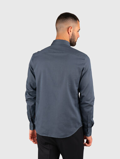 DOBBY long sleeve cotton shirt - 3