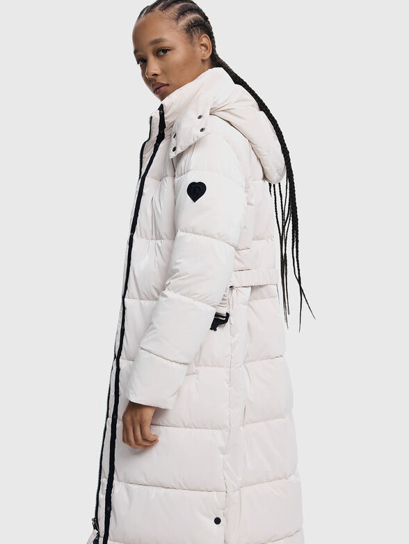 CINTURON padded long jacket - 4