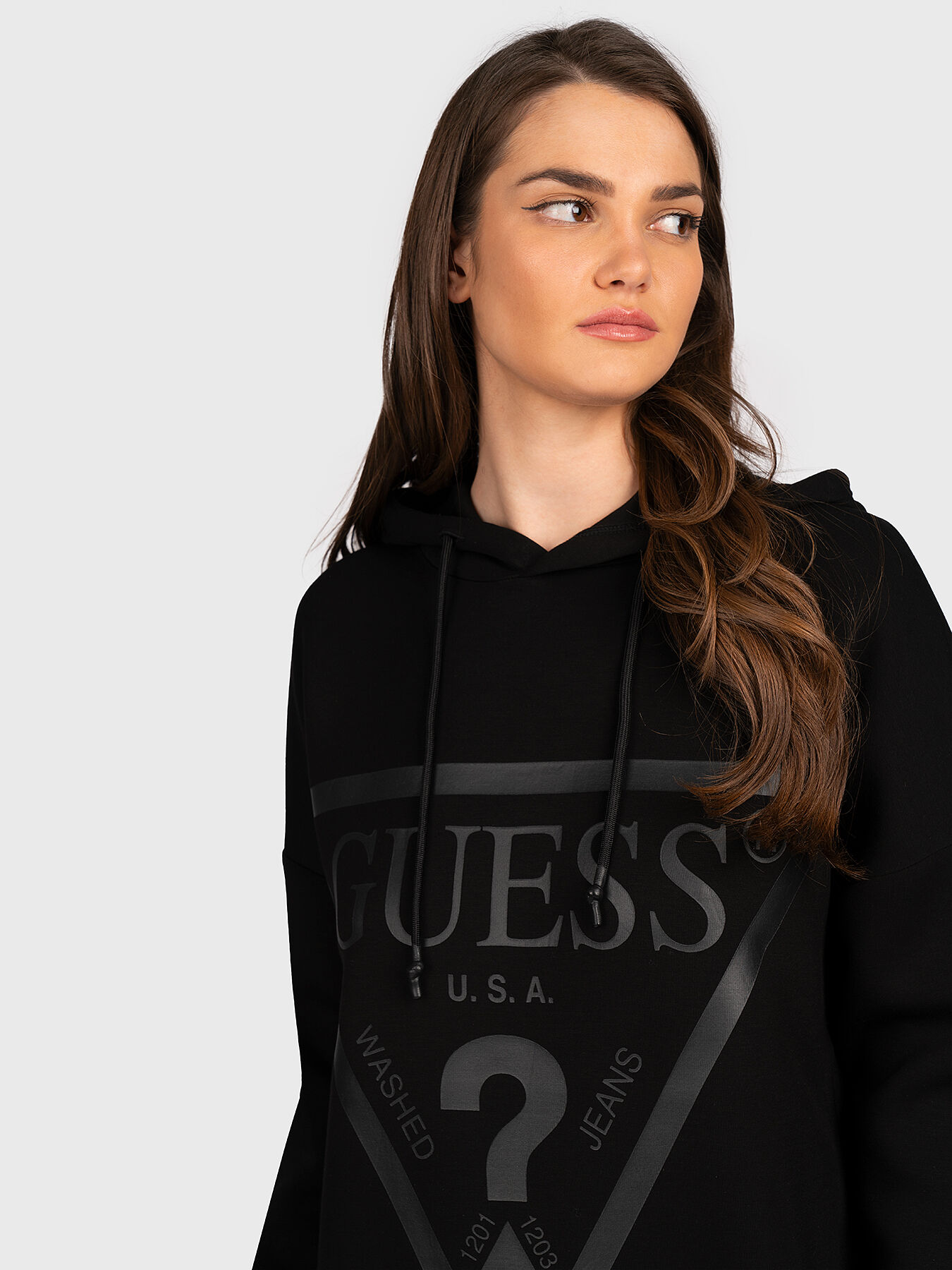 ALISA sweatshirt dress with logo detail brand GUESS Globalbrandsstore en