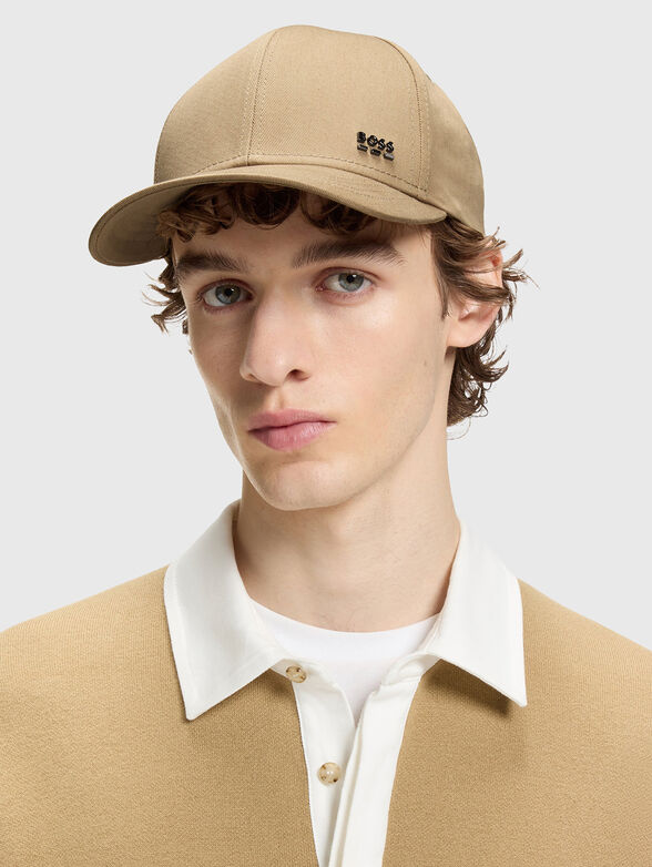 Beige baseball cap - 2